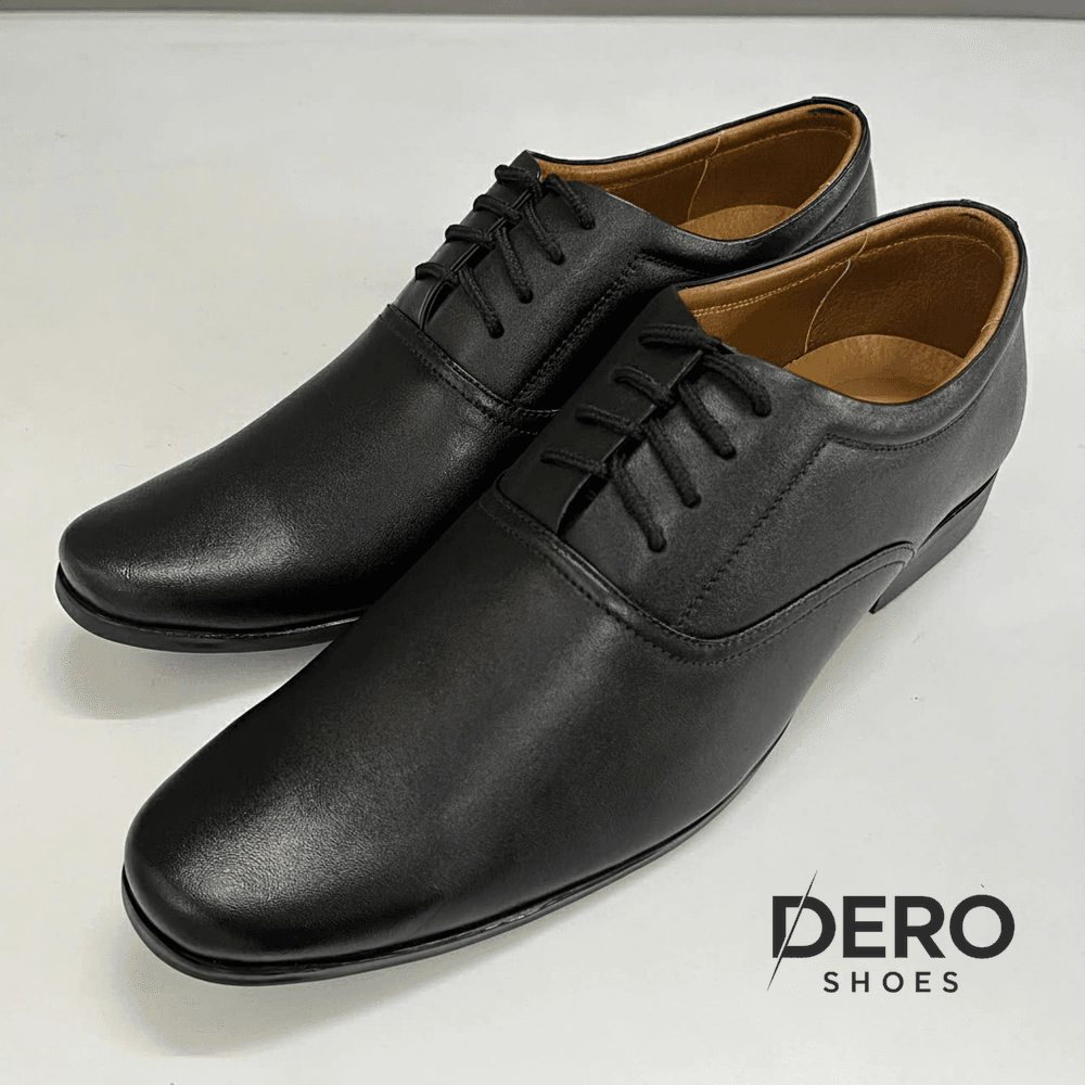 DR6 - Giày Derby Trơn Cao Có dây thời trang